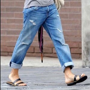 Current Elliot Distressed Loose Boyfriend Jeans